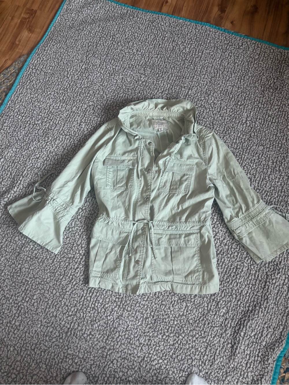 Banana Republic woman’s Mint Green Utility Anorak Jacket
